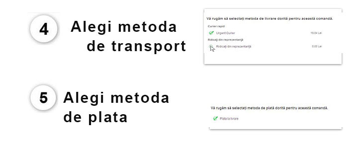 alegi metoda de transport